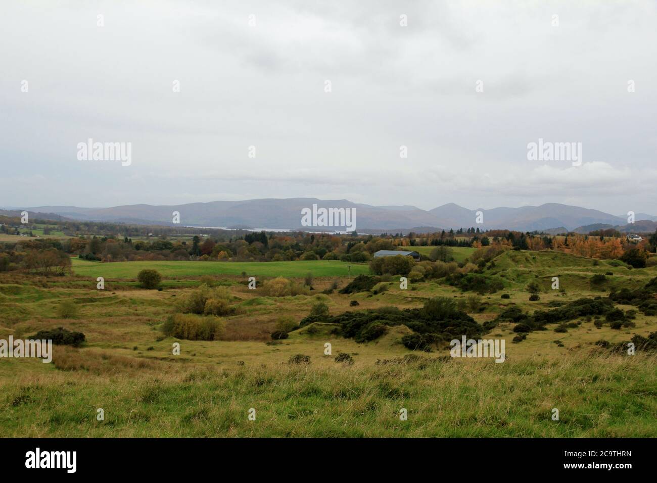 Entlang des West Highland Ways im November in Schottland. Stockfoto