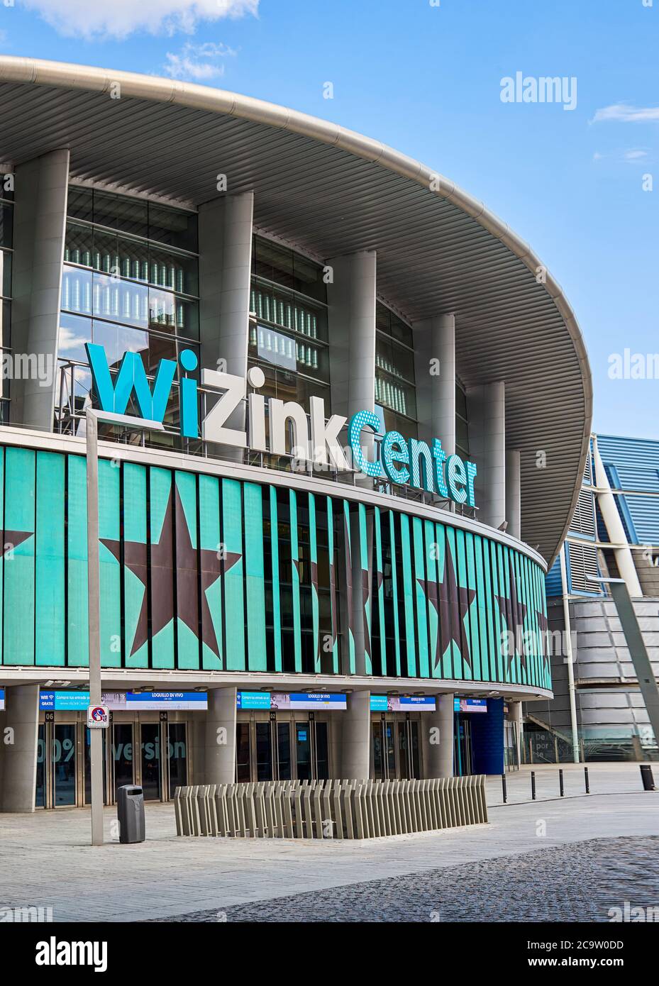 Madrid, Spanien - 15. Juni 2020: WiZink Center Sportstadion und Konzertbühne in Madrid. Stockfoto