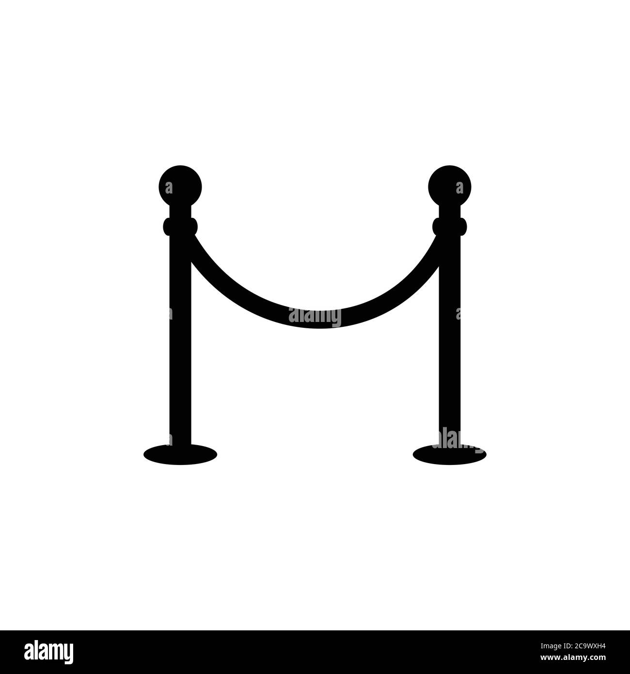 Event roter Teppich Symbolvektor Stock Vektor