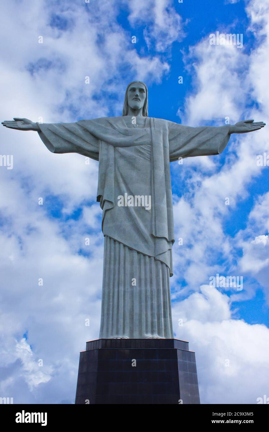 Rio de Janeiro, Jesus Christus der Erlöser Statue, Brasilien Stockfoto