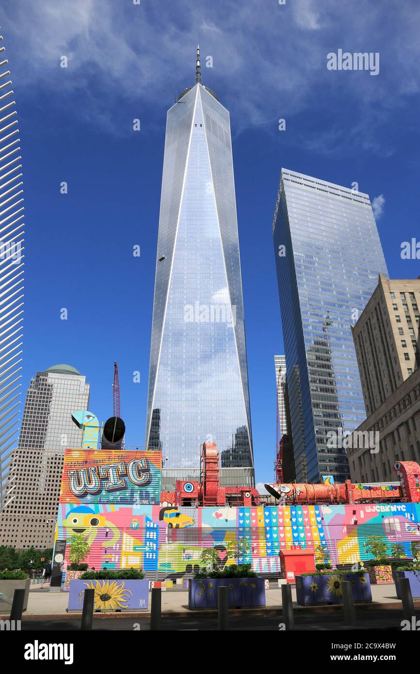 One World Trade Center, Finanzviertel, Manhattan, New York City, USA Stockfoto