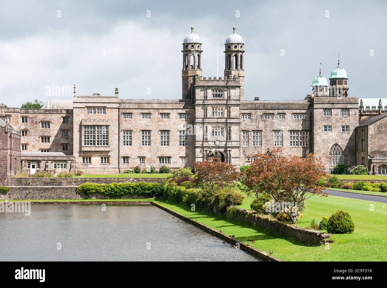 In ganz Großbritannien - Stonyhurst College, Hurst Green, Clitheroe, Lancashire, Großbritannien Stockfoto