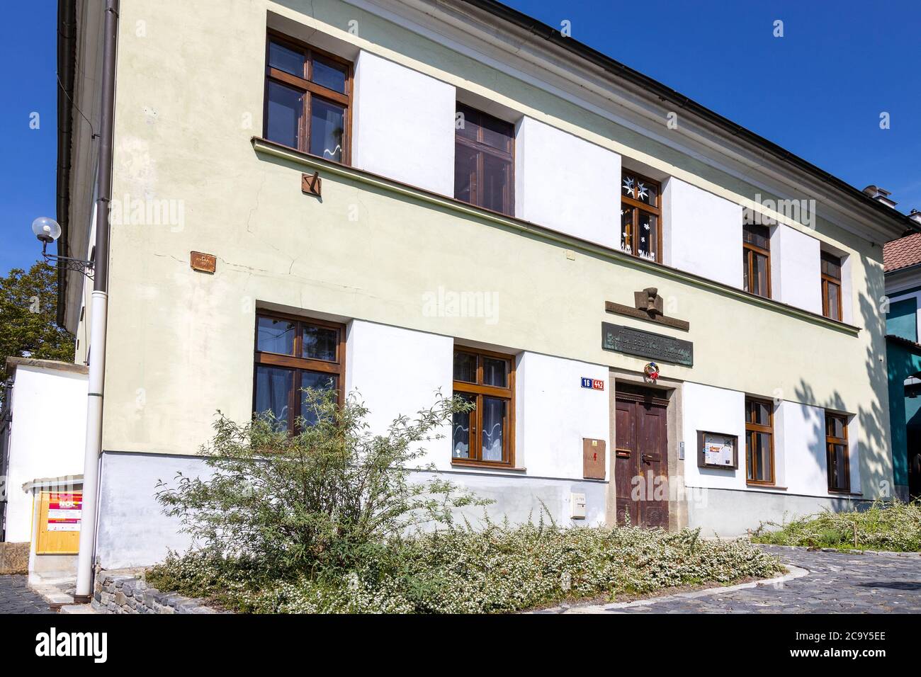 Muzeum Bedřicha Hrozného, Lysa nad Labem, Stredocesky kraj, Ceska republika / Bedrich Hrozny Museum, Lysa nad Labem Stadt, Mittelböhmische Region, CZ Stockfoto