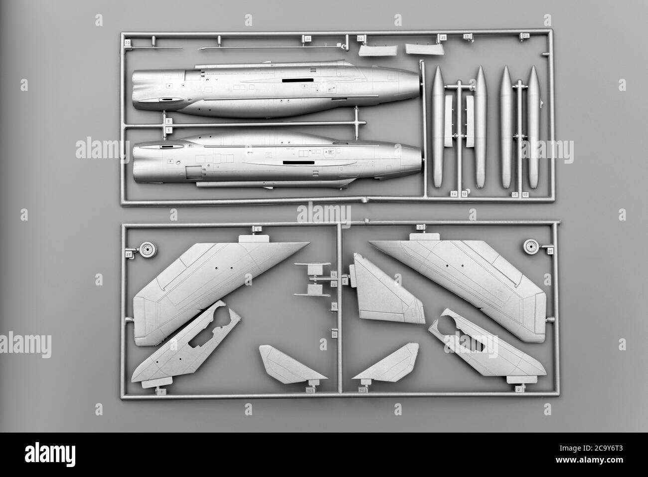 Hasegawa B.A.C.F. Mk-6 Lightning Plastikmodellbausatz Stockfoto