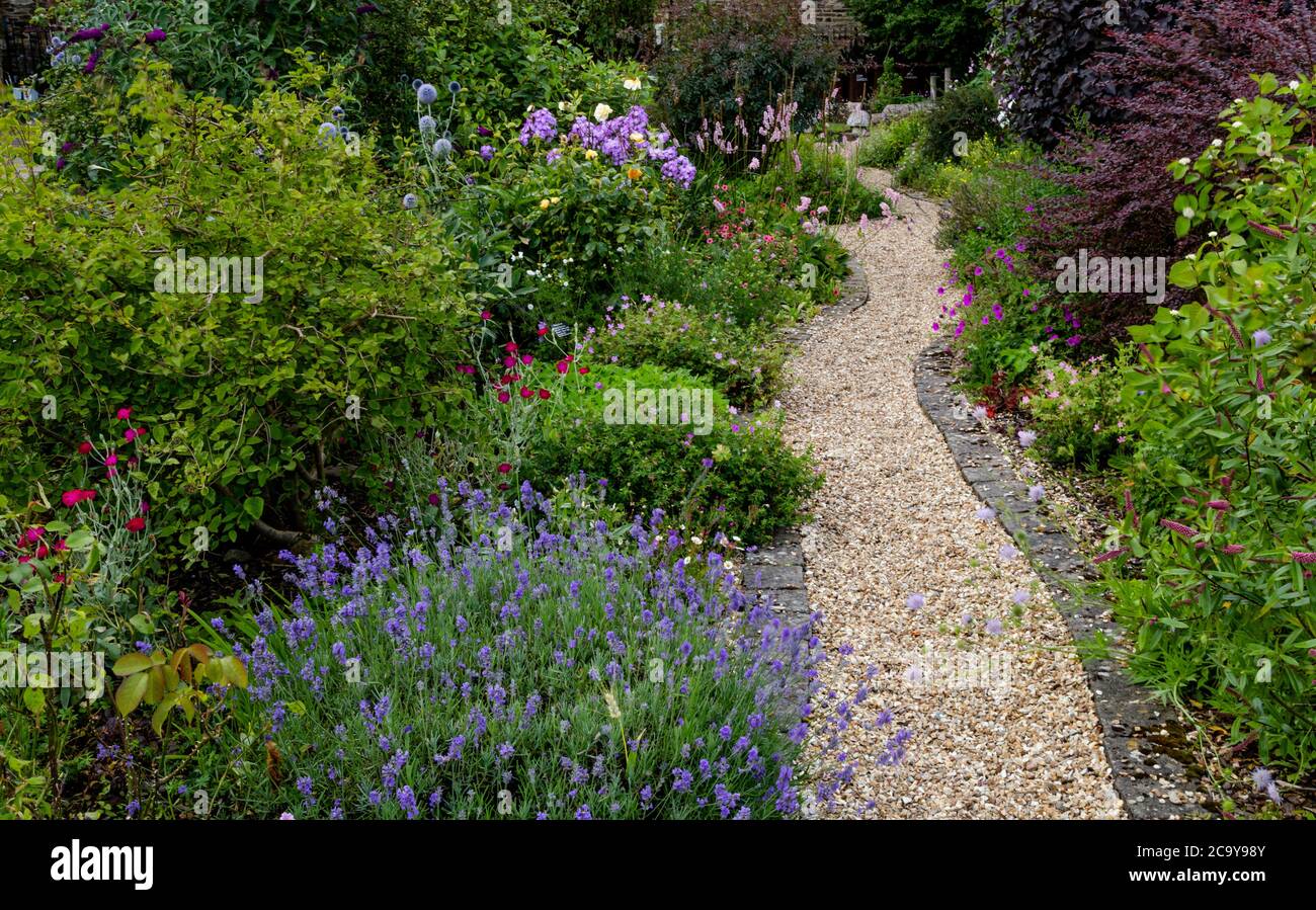 Cottage Garden. Hall Cliffe Community Garden, Baildon, Yorkshire, England. Stockfoto