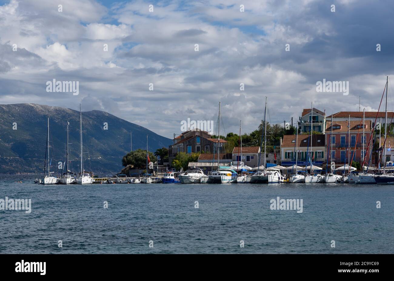 Fiskardo, Kefalonia, Griechenland Stockfoto