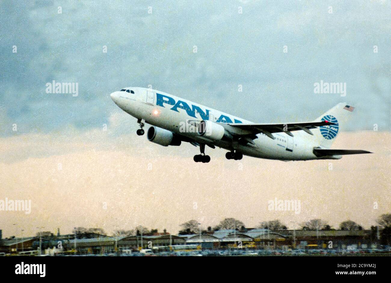 Pan American Airways Airbus A310 ab Flughafen London Heathrow 1991 Stockfoto