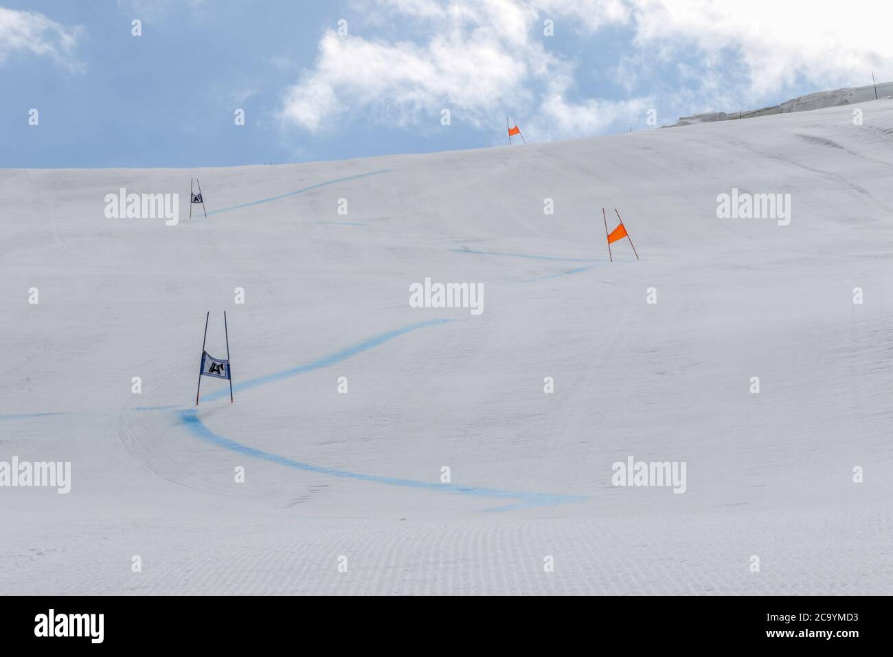 Ski Slalom Gates Stockfotos und bilder Kaufen Alamy