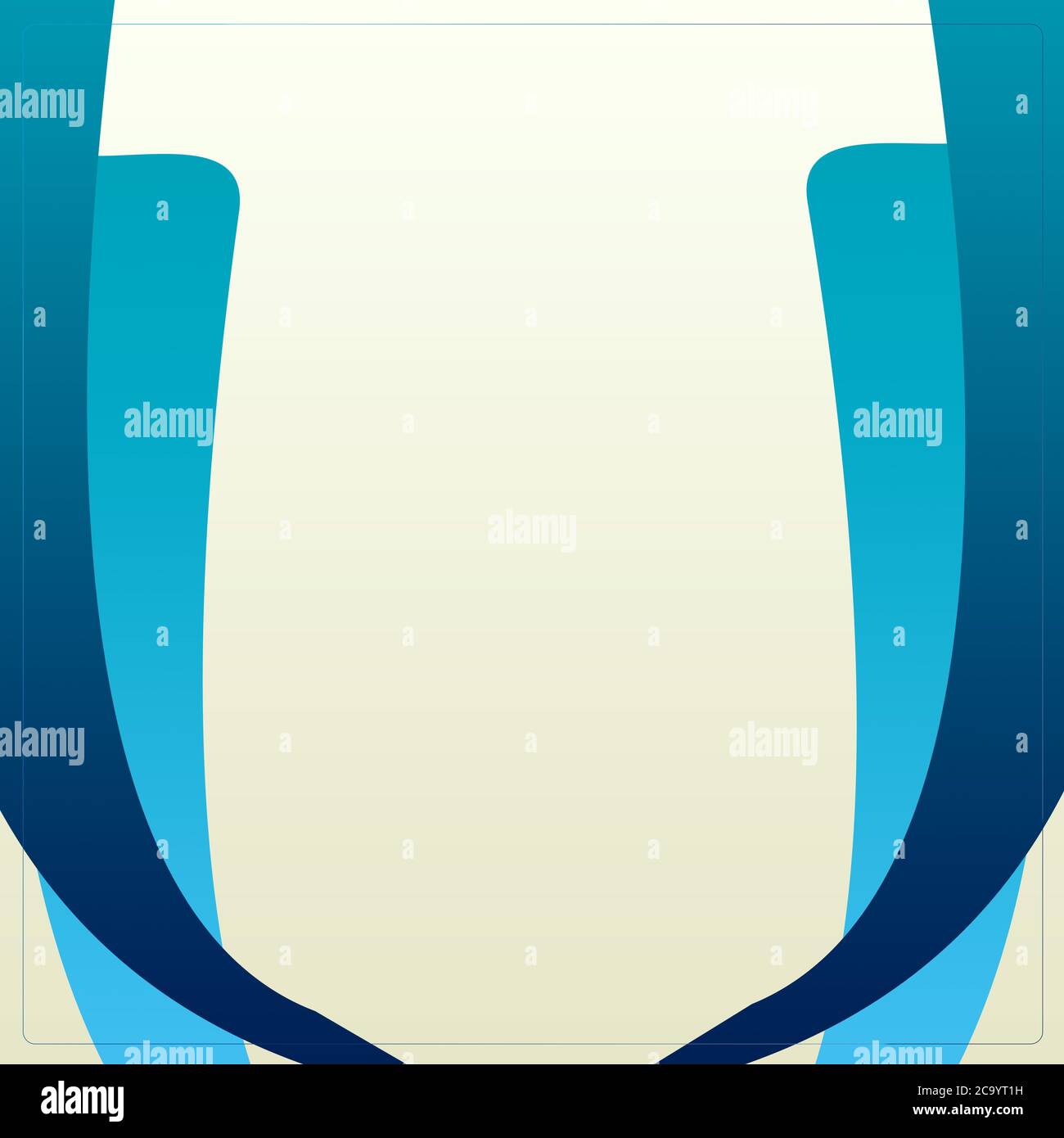 Modernes Blau & Violett-Design Auf Weißem Hintergrund Rahmenvorlage-Für Banner, Poster, Karte & Social Media Stockfoto