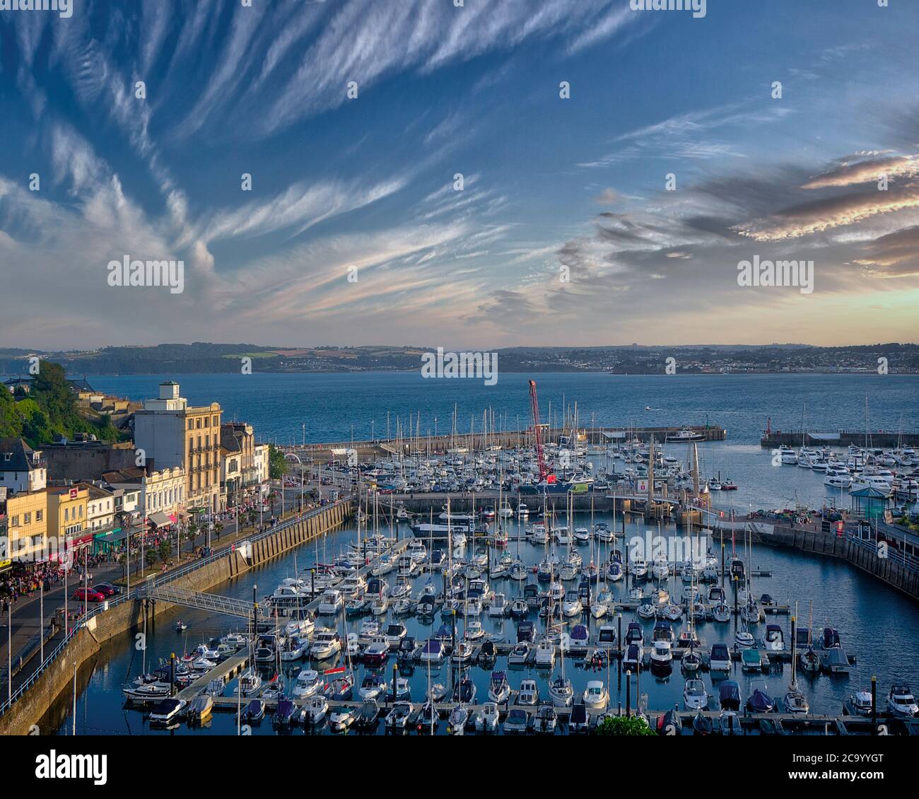 GB - DEVON: Torquay Hafen Stockfoto