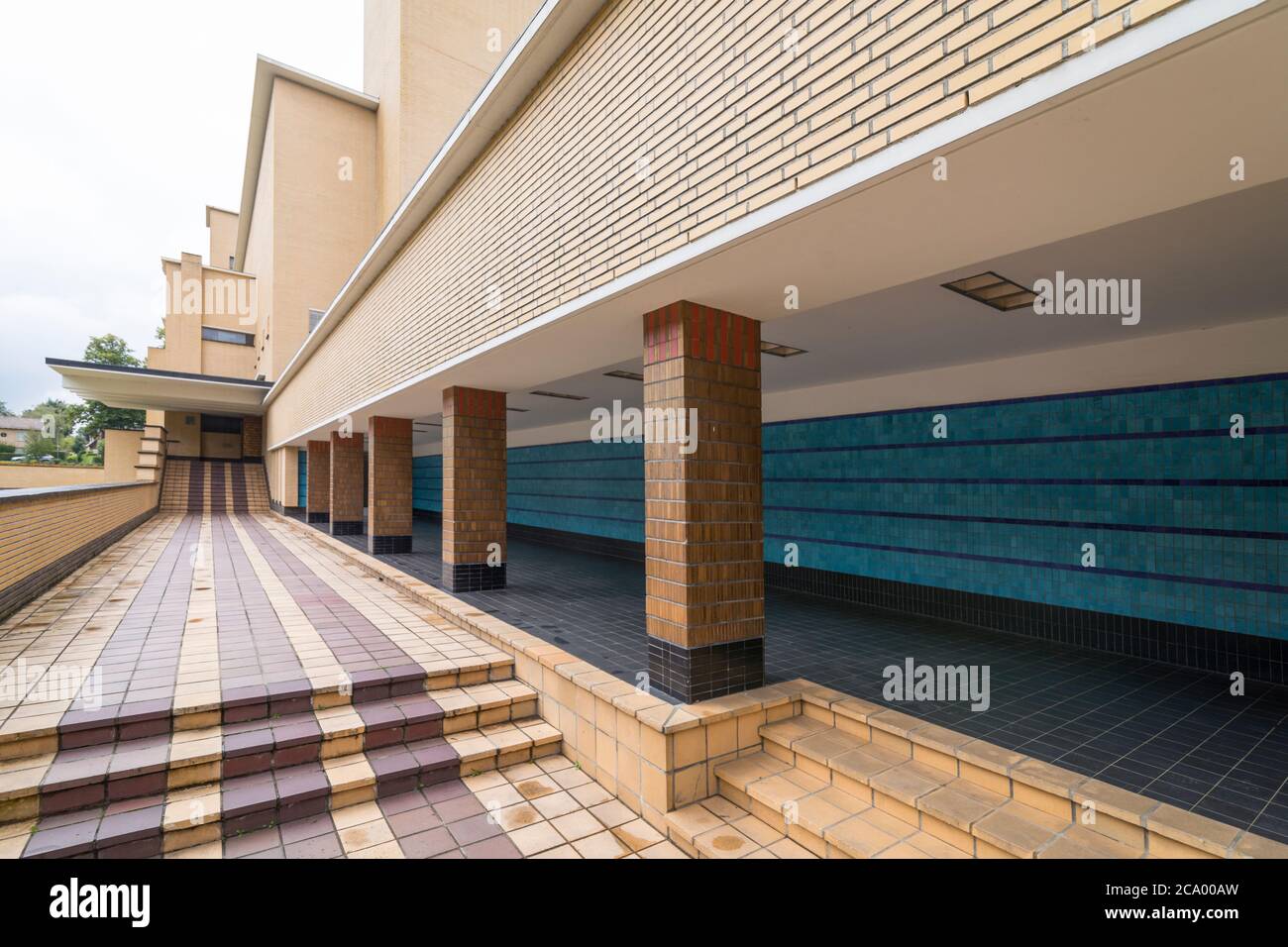 Hilversum Rathaus in den Niederlanden, Architektur Willem Marinus Dudok, fertiggestellt 1931. Stockfoto