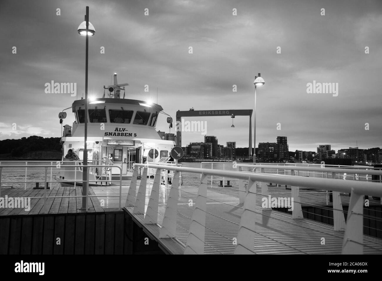 Das Boot 'Älvsnabben', Hafen von Göteborg. Foto Jeppe Gustafsson Stockfoto