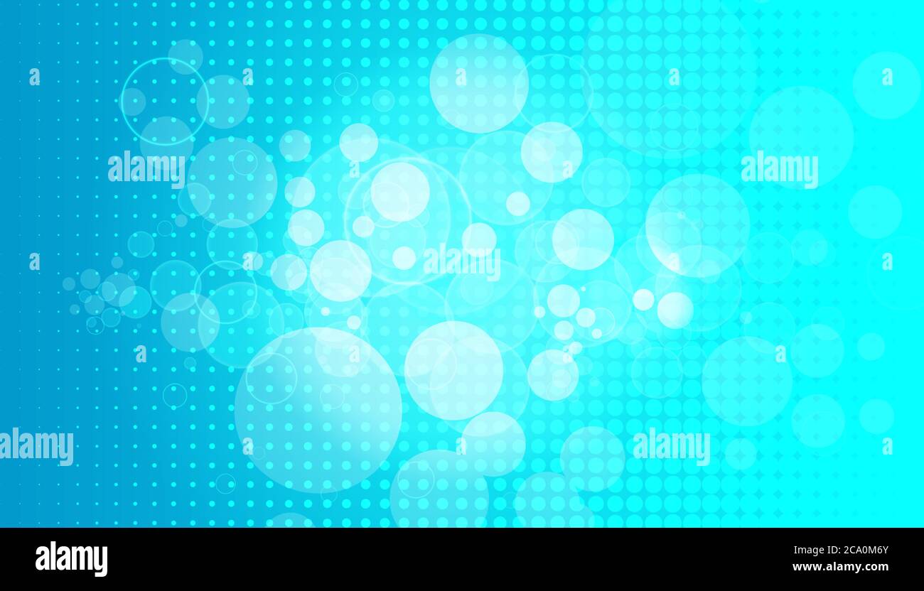 Pop Art Hintergrund. Retro gepunkteter Hintergrund. Vektorgrafik. Halbfarbige blaue Pop Art Stock Vektor