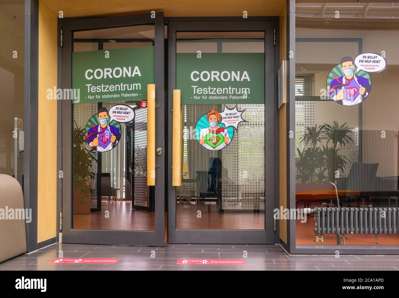 Coronavirus/covid 19-Testanlage 2020, Deutschland, Europa Stockfoto