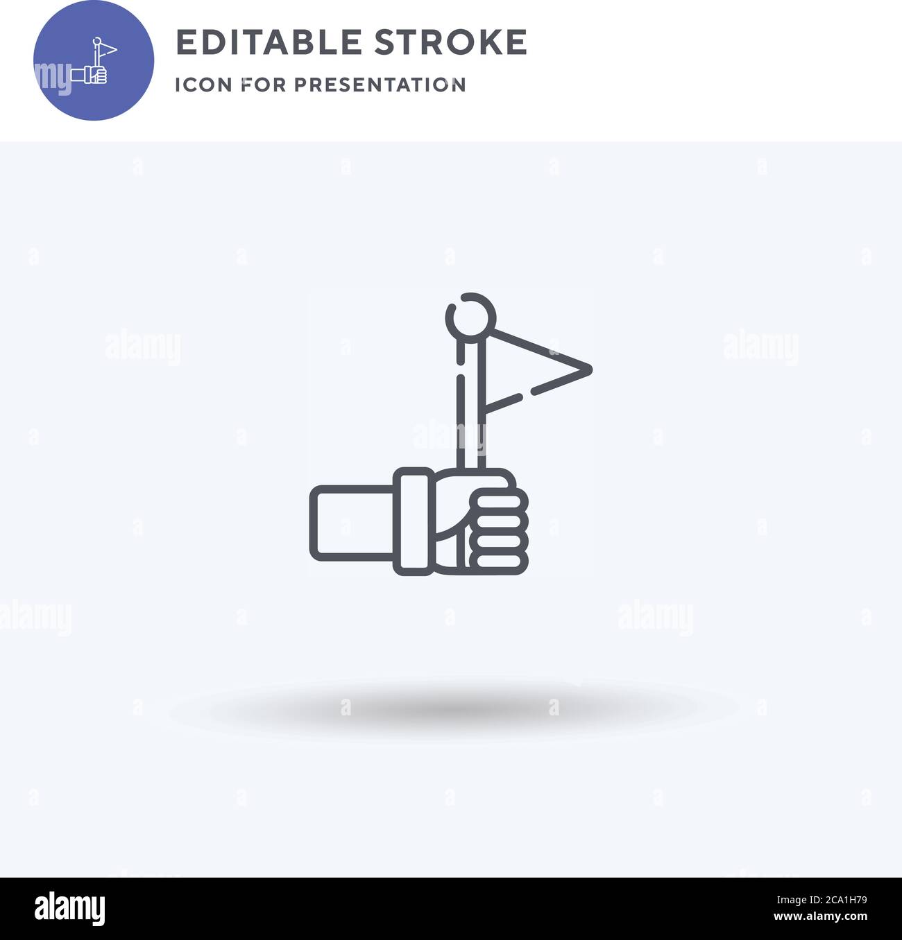 Tour Guide Symbolvektor, gefülltes flaches Schild, solides Piktogramm isoliert auf weiß, Logo-Illustration. Tourguide-Symbol zur Präsentation. Stock Vektor