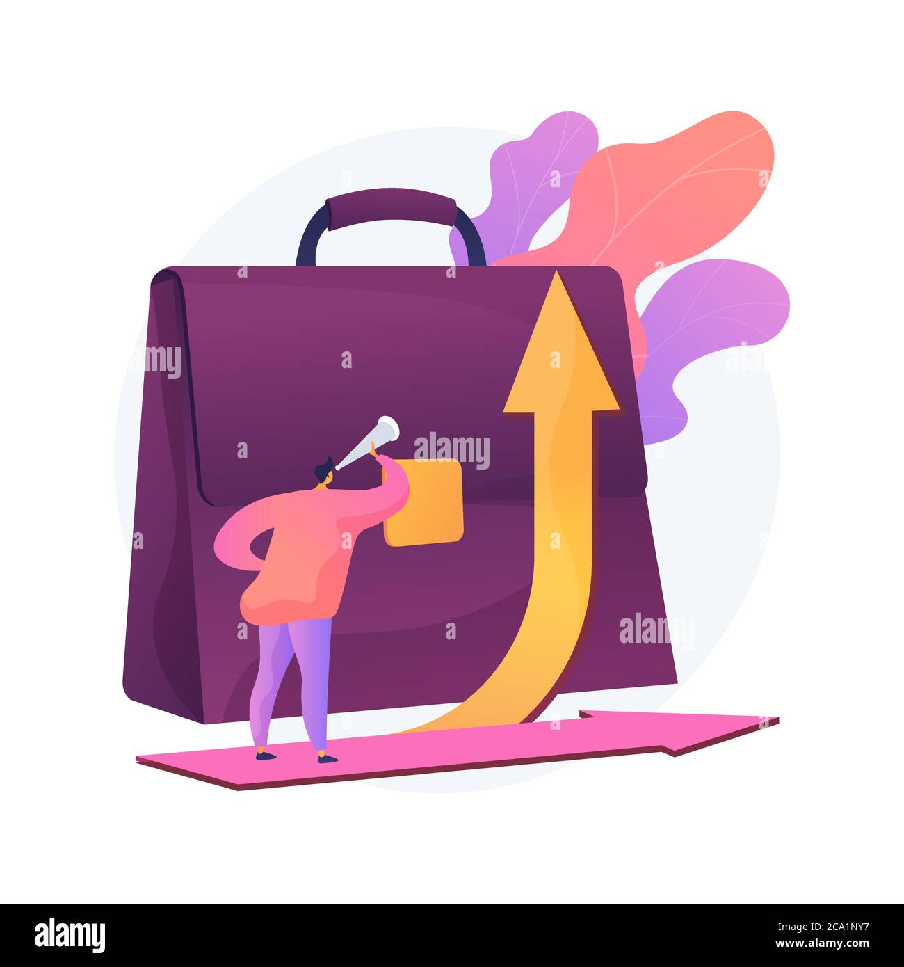 Career Development abstrakte Konzept Vektor Illustration. Stock Vektor
