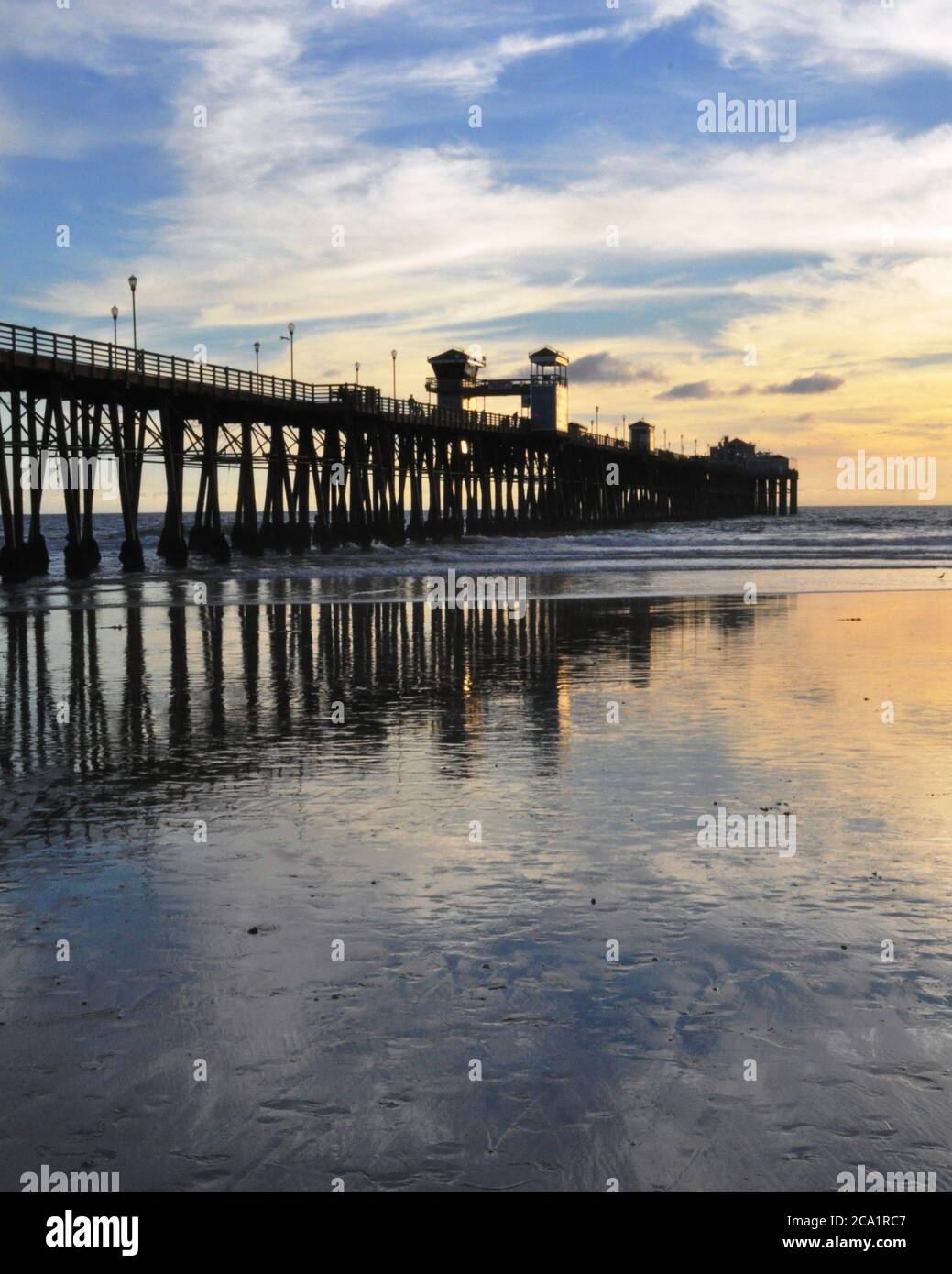 Oceanside Pier Stockfoto