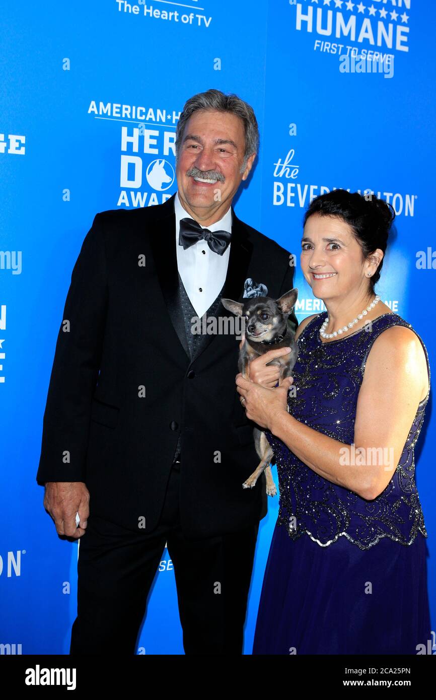 LOS ANGELES - SEP 29: Rudi Taylor, Dan Taylor bei den American Humane Hero Dog Awards 2018 im Beverly Hilton Hotel am 29. September 2018 in Beverly Hills, CA Stockfoto