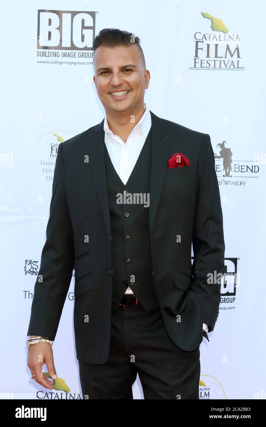 AVALON - SEP 29: Bobby J Singh beim Catalina Film Festival - Samstag Red Carpet im Casino am 29. September 2018 in Avalon, CA Stockfoto