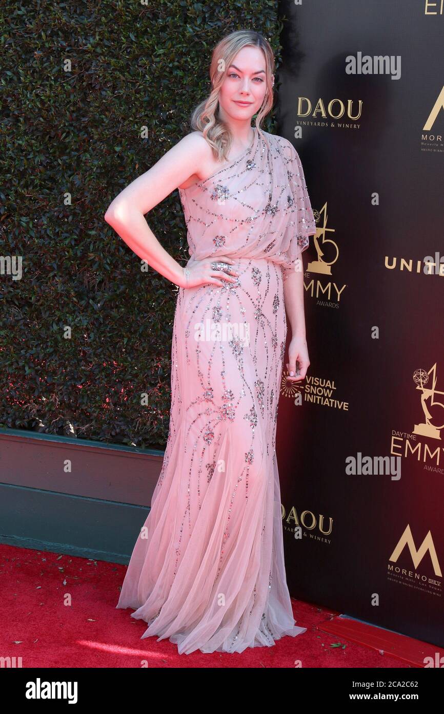 LOS ANGELES - APR 27: Annika Noelle bei den Daytime Emmy Awards 2018 - Creative im Pasadena Civic Auditorium am 27. April 2018 in Pasadena, CA Stockfoto
