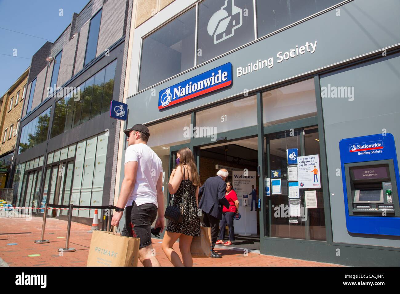 Nationwide Building Society, Reading Stockfoto Nationwide Building Society, Reading Stockfoto