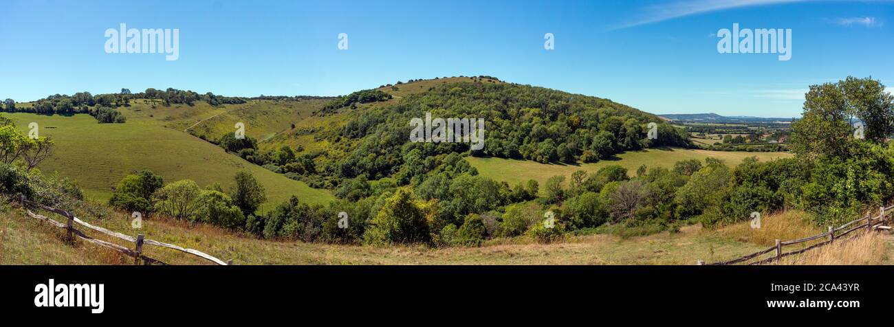 The Devil's Dike on the South Downs, West Sussex, Großbritannien Stockfoto