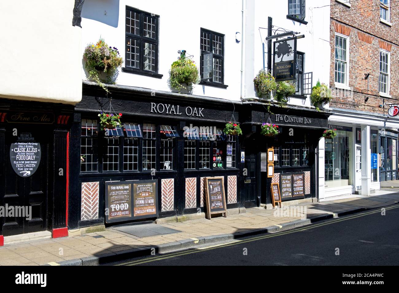 The Royal Oak Pub in Goodramgate, York, North Yorkshire, England Stockfoto