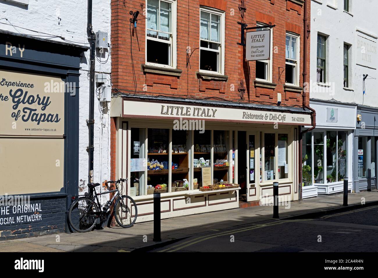 Little Italy Café, Goodramgate, York, North Yorkshire, England Stockfoto