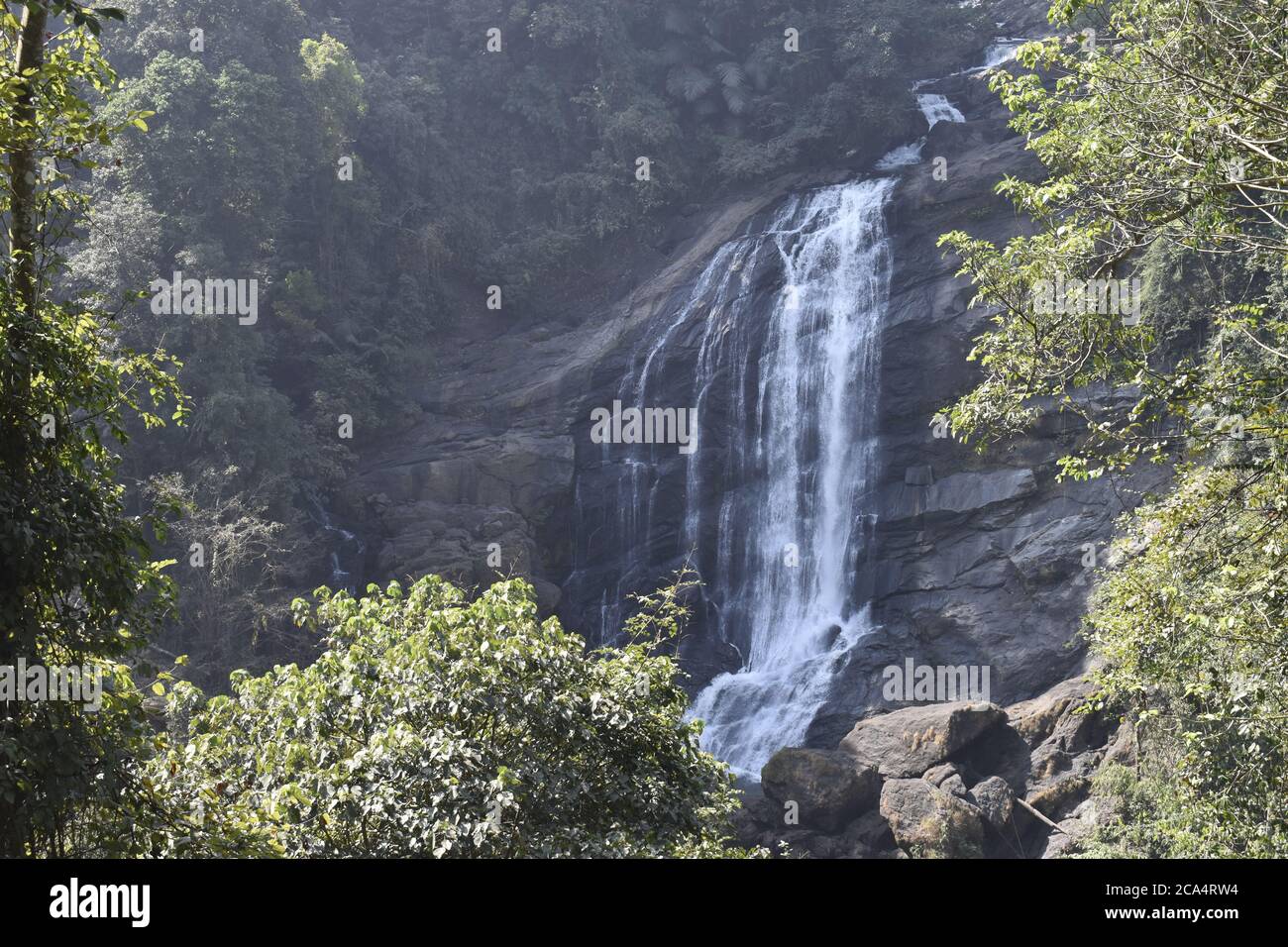 Wasserfall bei Munnar, Kerala Stockfoto