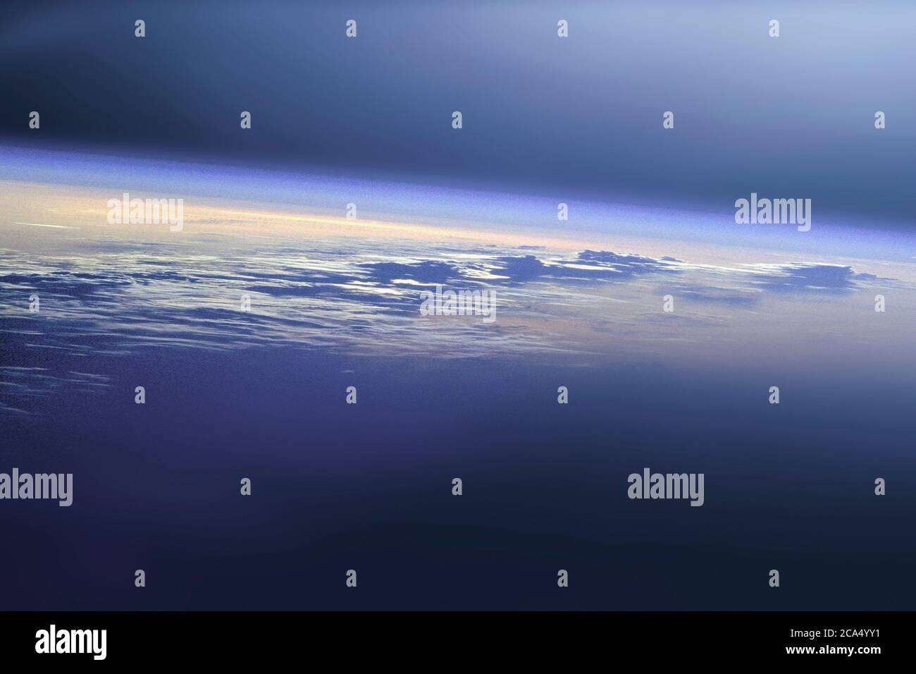 Satelliten-Ansicht der Erde Stockfoto