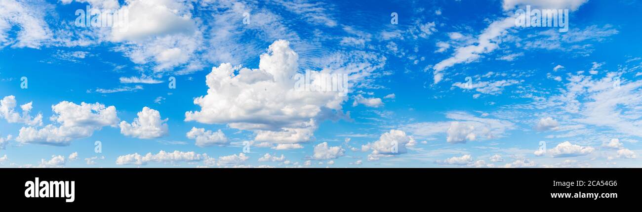 Ansicht von Cumulus Clouds, Marion Co., Illinois, USA Stockfoto