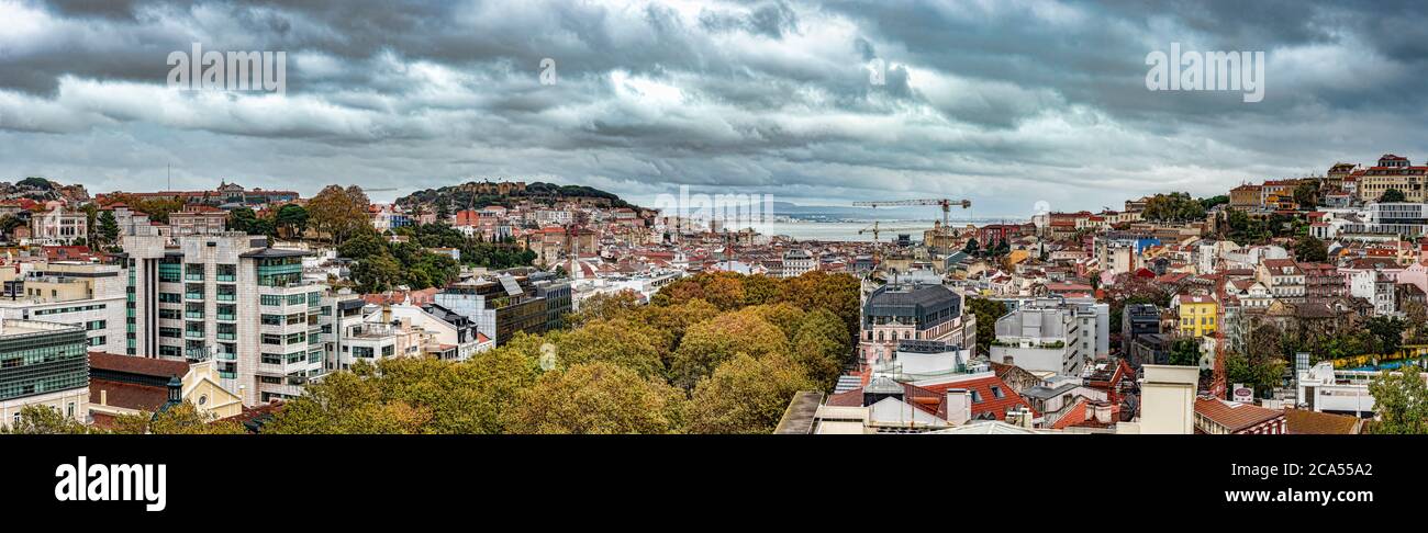 Stadtbild von Lissabon, Portugal Stockfoto