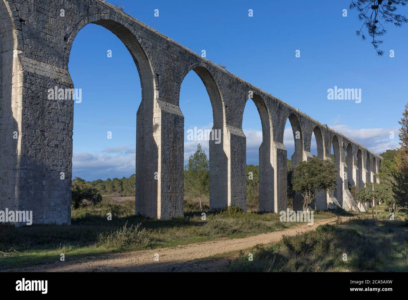 Frankreich, Herault, Castries, Aquädukt, 17. Jahrhundert Stockfoto