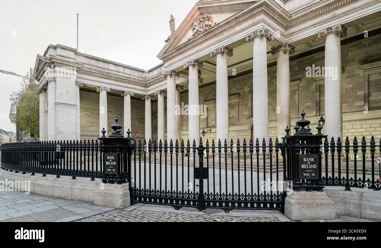 Bank of Ireland, Dublin, Irland Stockfoto