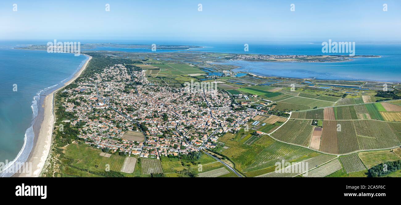 Frankreich, Charente Maritime, La Couarde sur Mer, das Dorf, die