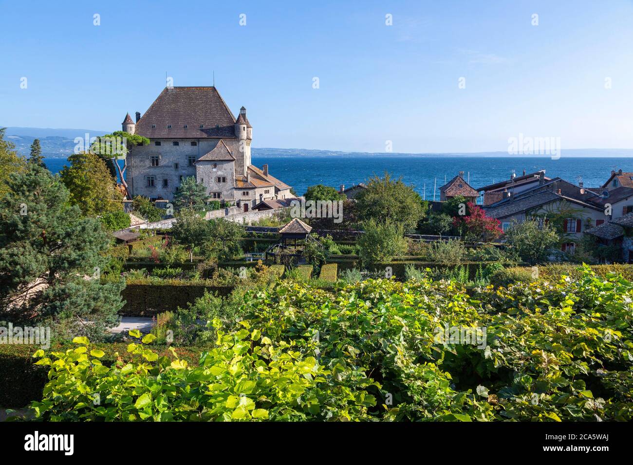 Frankreich, Haute Savoie, Chablais, Genfersee, das Dorf Yvoire