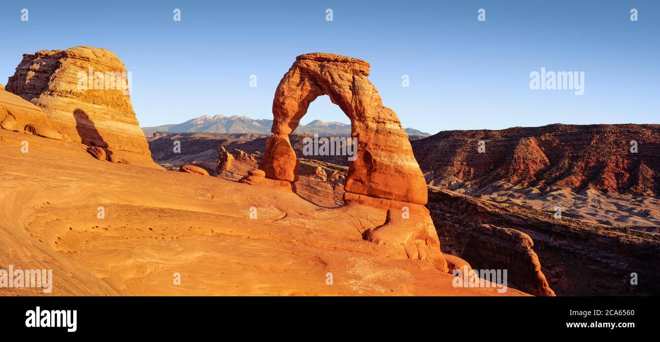 Delicate Arch, Arches-Nationalpark, Utah, USA Stockfoto