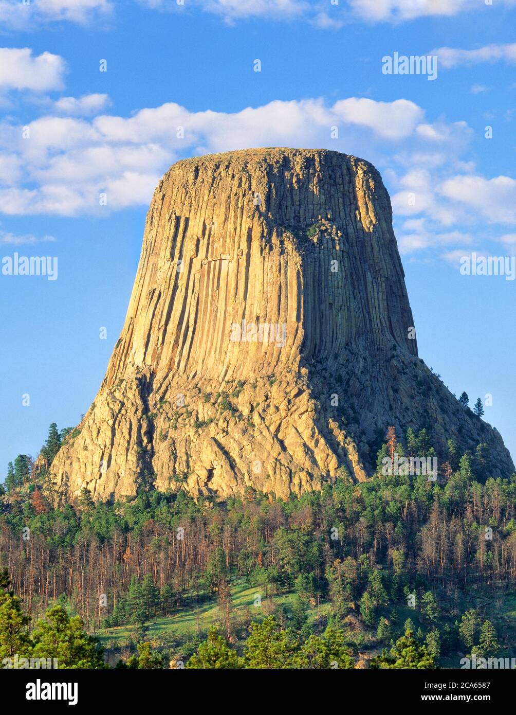 Devils Tower Devils Tower National Monument, Wyoming, USA Stockfoto