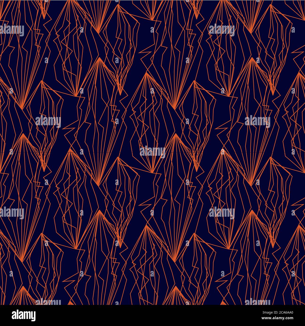 Lakonische orange leichte Linien nahtlose Muster für Hintergrund, Stoff, Textil, Wrap, Oberfläche, Web-und Print-Design. Futuristischer Sport Style Geometrie rapp Stock Vektor