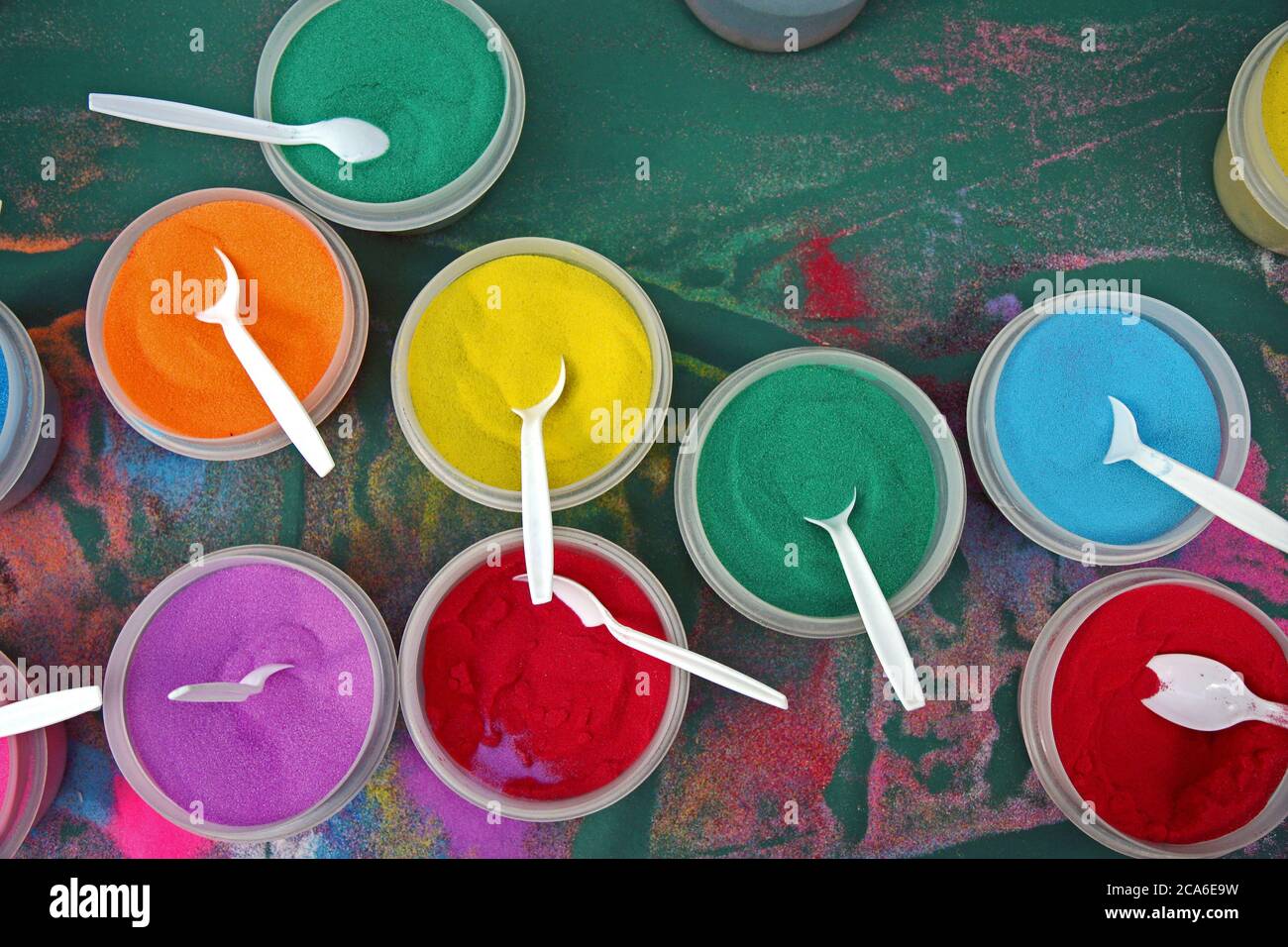 Jovi Play&Fun Sandmalerei Set - 8 Farben & 3 Meerestier-Motive Für Kinder Ab 4