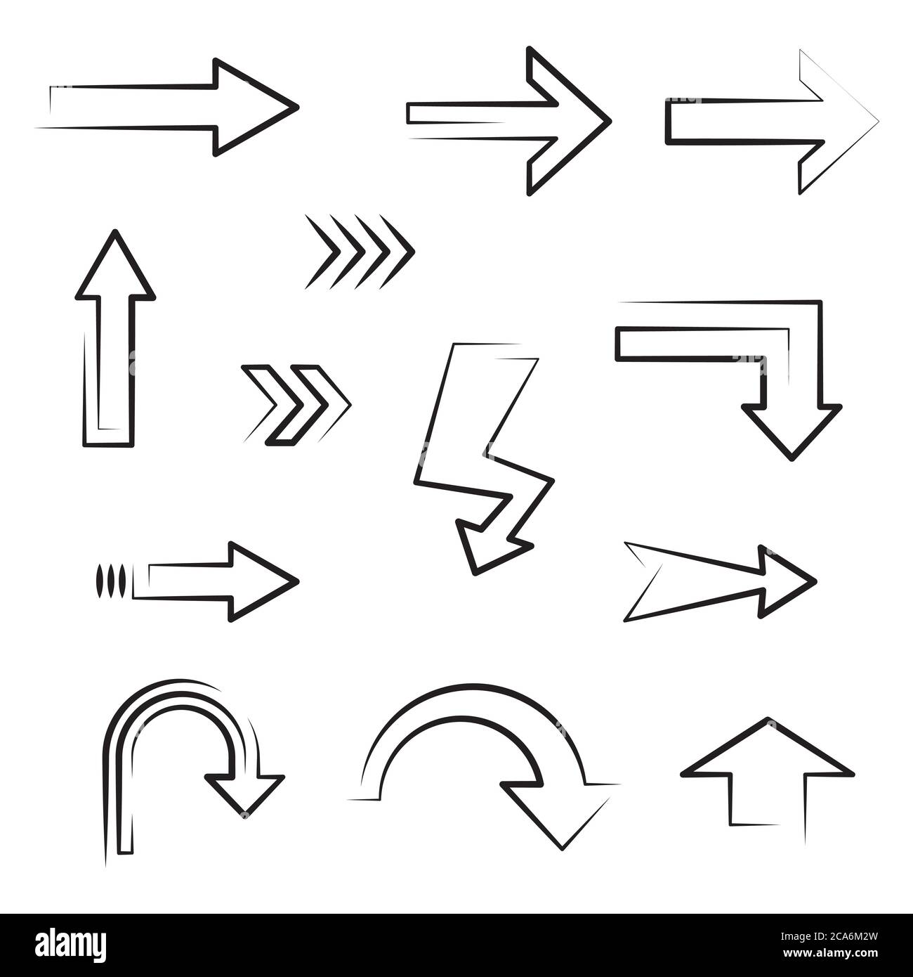 Pfeil vector illustration symbol Logo Template Design Stock Vektor