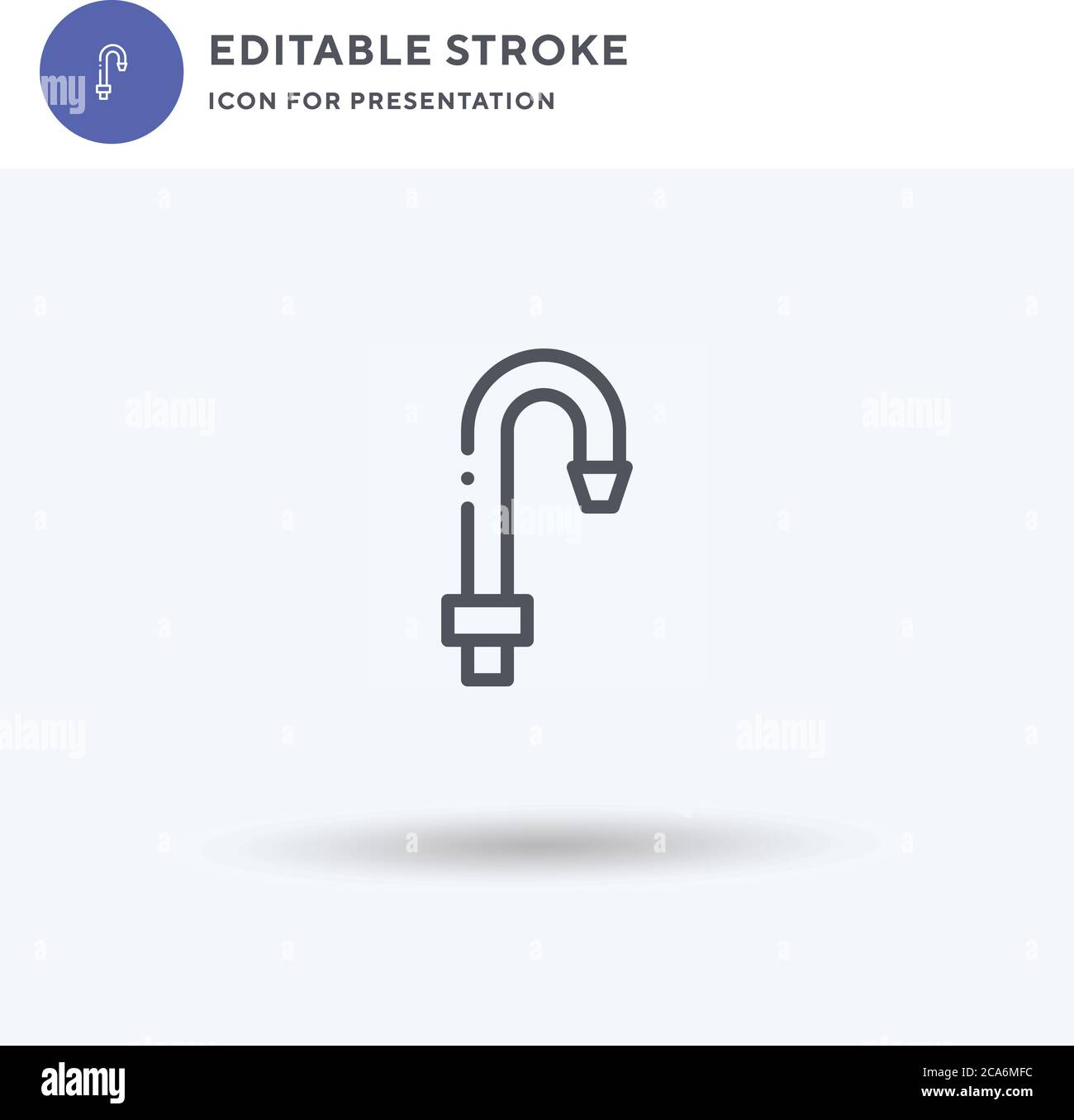 Ejektor-Symbolvektor, gefülltes flaches Schild, solides Piktogramm isoliert auf weiß, Logo-Illustration. Auswurfsymbol für die Präsentation. Stock Vektor