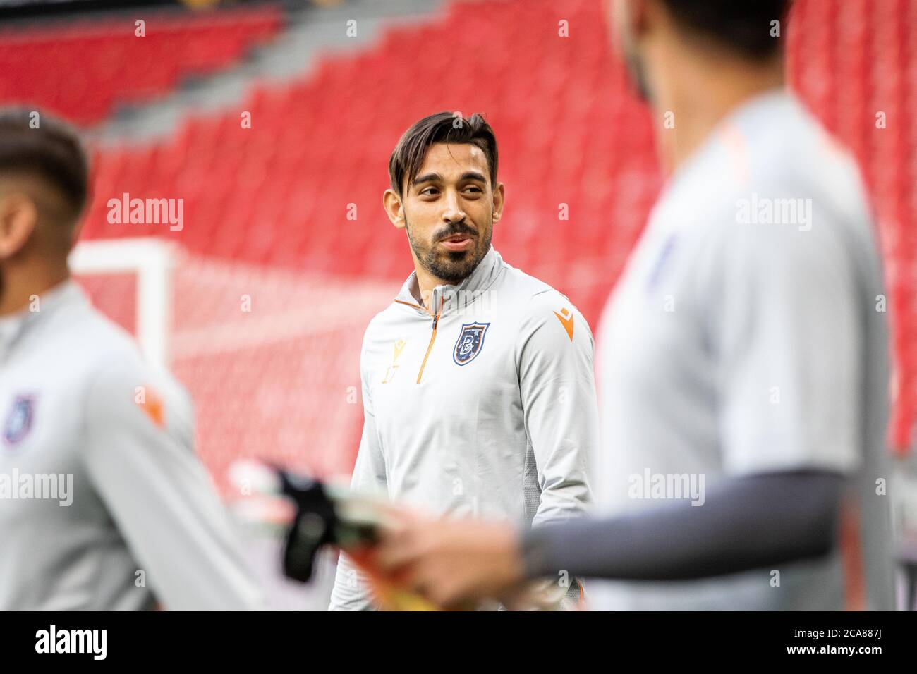 Kopenhagen, Dänemark. August 2020. Irfan Can Kahveci von Istanbul Basaksehir Manager gesehen während eines offenen Trainings vor dem Europa League Spiel zwischen FC Kopenhagen und Istanbul Basaksehir in Telia Parken in Kopenhagen. (Foto Kredit: Gonzales Foto/Alamy Live News Stockfoto