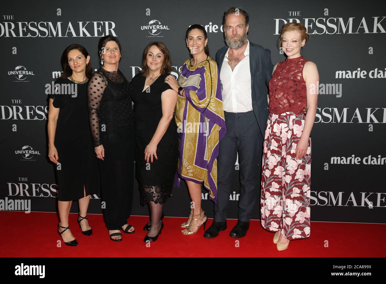 Sydney, Australien. 20. Oktober 2015. Im Bild, L-R: tbc, Produzentin Sue Maslin, Regisseurin Jocelyn Moorhouse, Jackie Frank, Hugo Weaving und Sarah Snook. C Stockfoto