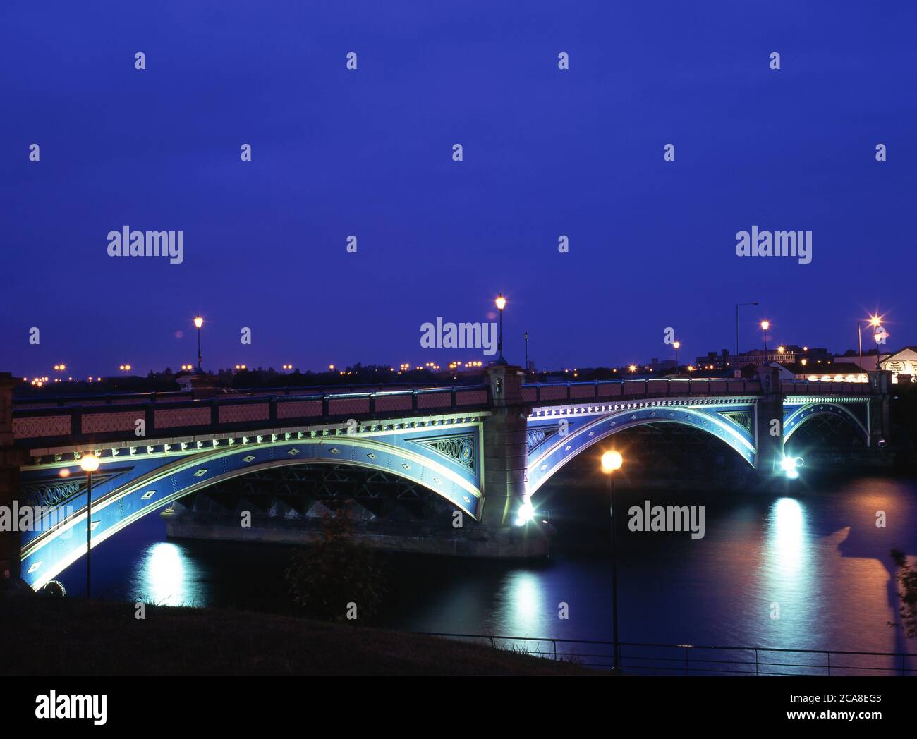 Victoria Bridge, Stockton on Tees, Cleveland, England Stockfoto