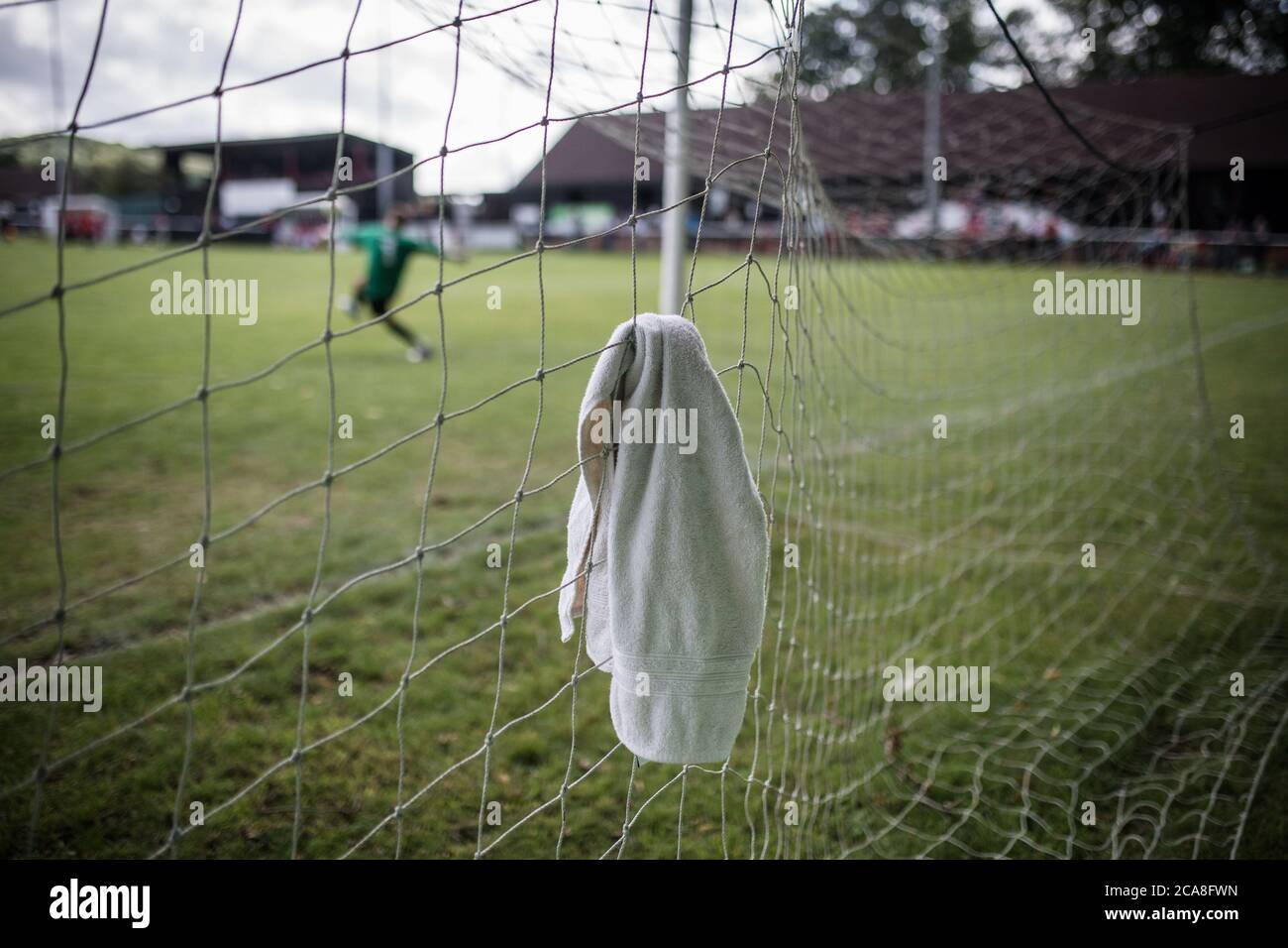 Tring Athletic 4 Harefield United1, 17/08/2019. Grassroots Stadium, Spartan South Midlands League Premier Division. Foto von Simon Gill. Stockfoto