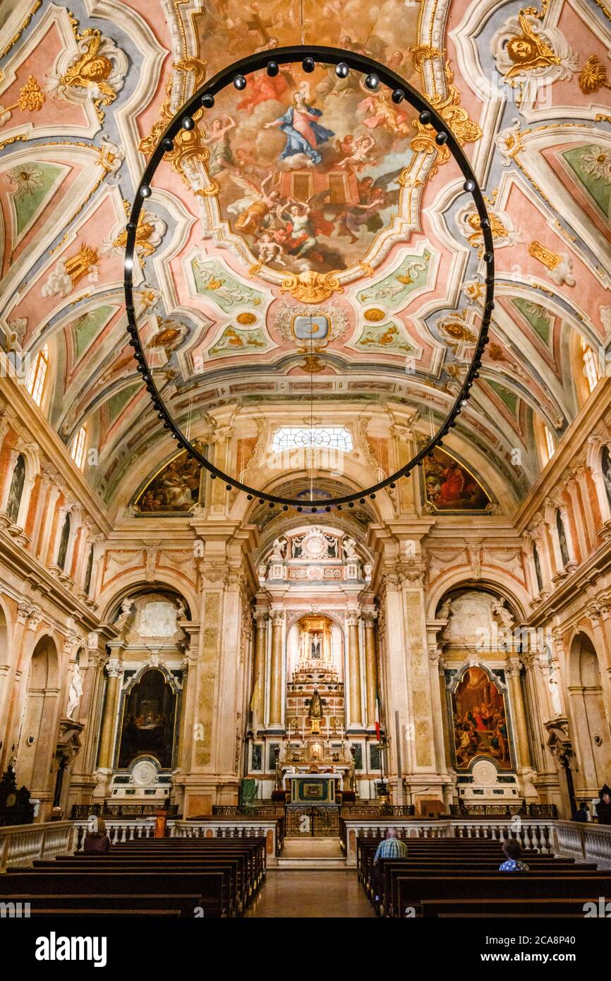 Igreja do Loreto (Kirche unserer Lieben Frau von Loreto) – Italienische Kirche, Lissabon Stockfoto