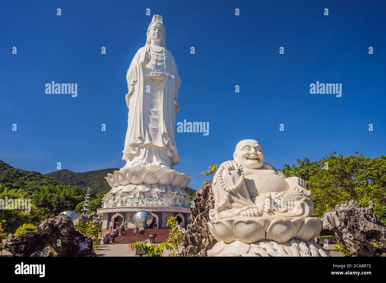 Chua Linh ung Bai Bud Tempel, Lady Buddha Tempel in Da Nang, Vietnam Stockfoto