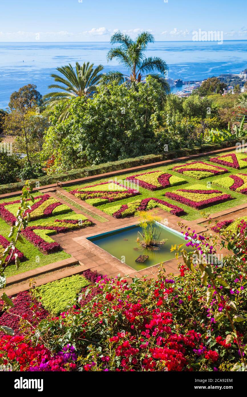 Botanischer Garten, Monte, Funchal, Madeira, Portugal, Atlantik, Europa Stockfoto