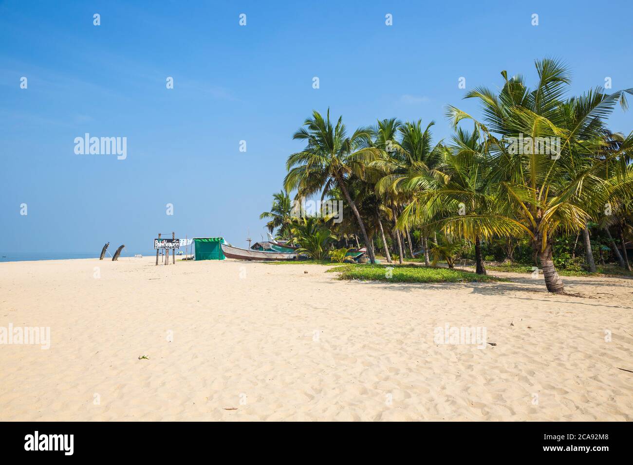 Marari Beach, Alleppey (Alappuzha), Kerala, Indien, Asien Stockfoto